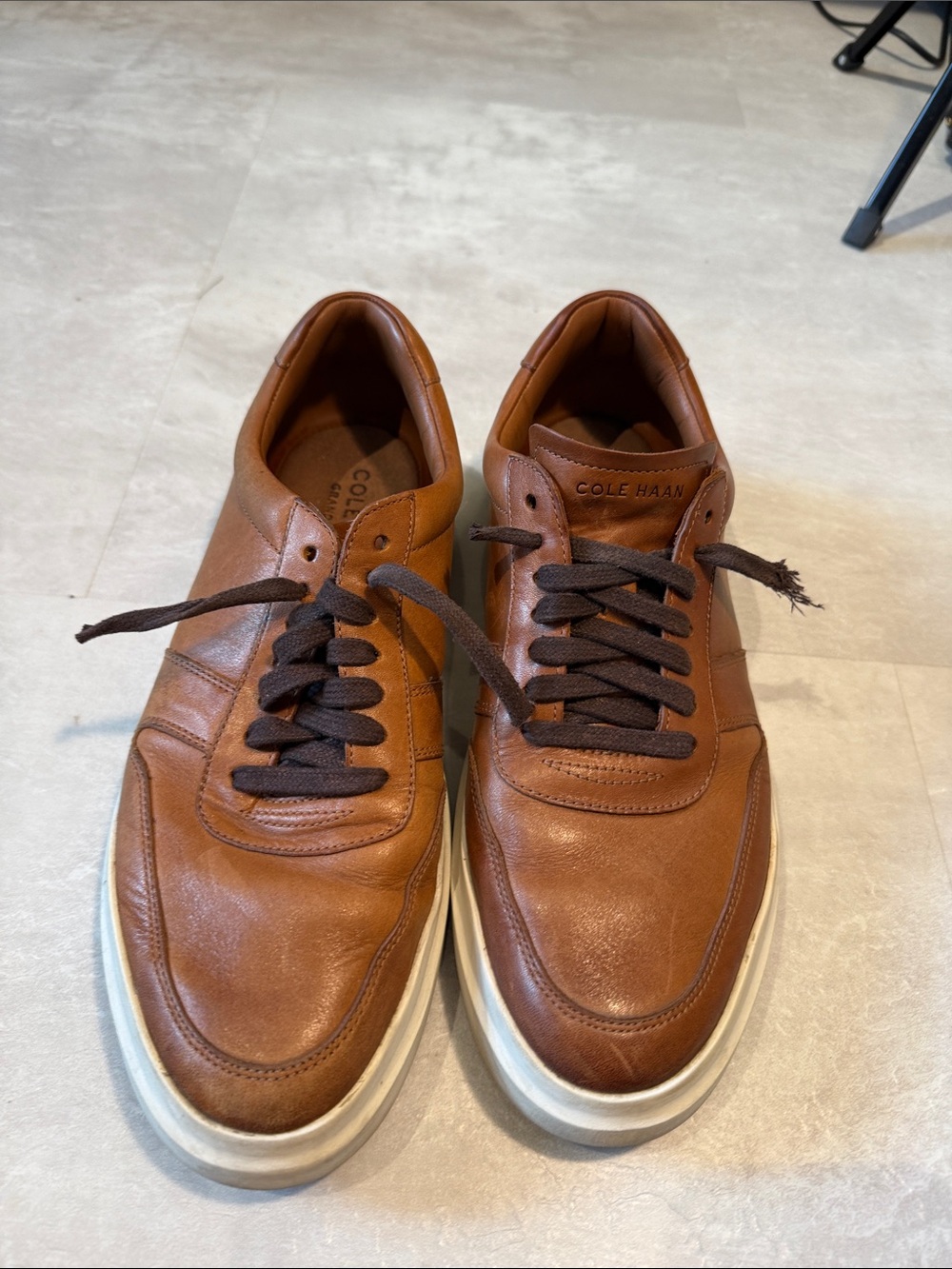 Cole Haan GrandPrø Rally Leather Sneakers British Tan Men’s 10 C31424